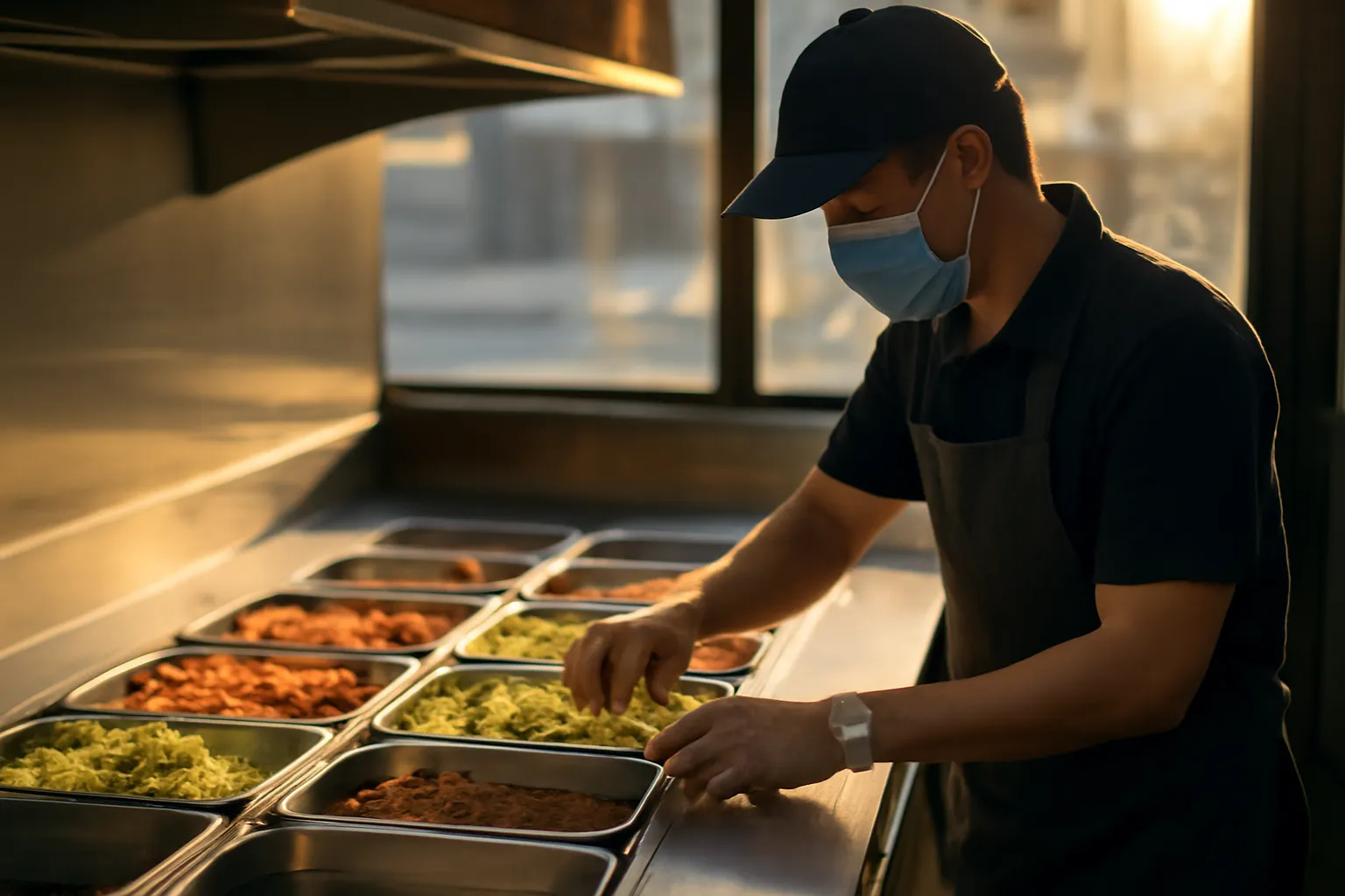 Quy trình một ngày tại điểm bán bánh mì